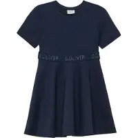 s.Oliver Sommerkleid mit Logo-Glitzertape