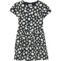 s.Oliver Jerseykleid Ohne Taschen Stufenkleid mit All-Over-Print