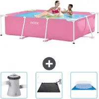 Intex Rechteckiger Frame Pool - 220x150x60 cm - 4-teilig SCB79