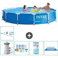 Intex Frame Pool Rund - 366x76 cm - 7-teilig S41762