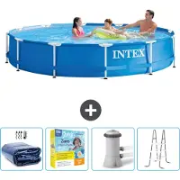 Intex Frame Pool Rund - 366x76 cm - 5-teilig SCB13