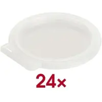Koziol Deckel MEET Lid 24 Stück transparent, 10x9.2x1.6 cm