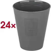 Koziol Becher 0.3 L MEET Cup light 24 Stück grau, 9x10.5x9 cm