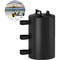 Dopwii Pavillon 4er Set Standfuß Sandsäcke Pavillonstandfüße, mit Wasser befüllbar,Gewichte für Pavillons Gartenzelte Festzelte,Schwarz