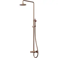 Steinberg Serie 100 Duschsystem mit Thermostat, Regenbrause rund, Handbrause, 10027212BC