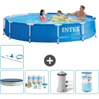 Intex Frame Pool Rund - 366x76 cm - 6-teilig S41547