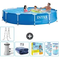 Intex Frame Pool Rund - 366x76 cm - 6-teilig SCB27