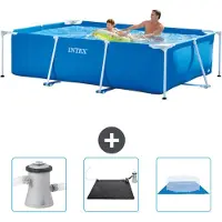 Intex Rechteckiger Frame Pool - 260x160x65 cm - 4-teilig SCB79