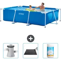 Intex Rechteckiger Frame Pool - 260x160x65 cm - 4-teilig SCB80