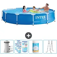 Intex Frame Pool Rund - 366x76 cm - 5-teilig SCB96