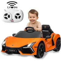 Jamara Ride-on Lamborghini Revuelto orange 2,4GHz Li-Power 12.6