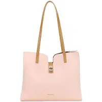 Gallantry Paris Gallantry, Damen Shopper mit goldenem Metallverschluss und langen Henkeln, Rosa