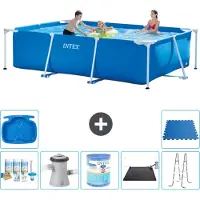 Intex Rechteckiger Frame Pool - 300x200x75 cm - 8-teilig S40180