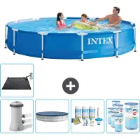 Intex Frame Pool Rund - 366x76 cm - 6-teilig SCB18