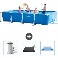 Intex Rechteckiger Frame Pool - 450x220x84 cm - 4-teilig SCB79