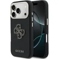 GUESS - Hardcase Resin Logo (GUHCP17L5PS4RGGK) - iPhone 17 Pro - Black
