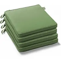 Oviala Business Set mit 4 Stuhlrollen aus Polyester in Kaktusgrün 40x40x3 cm