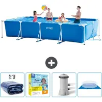 Intex Rechteckiger Frame Pool - 450x220x84 cm - 5-teilig SCB8