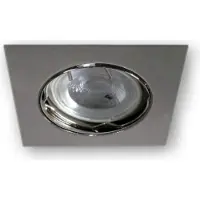 C-Light LED Einbaustrahler Set MR11 Eckig chrom glänzend 12V - 3 x 3W warm weiß