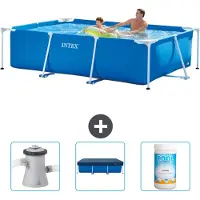 Intex Rechteckiger Frame Pool - 260x160x65 cm - 4-teilig SCB75
