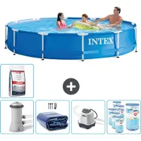Intex Frame Pool Rund - 366x76 cm - 6-teilig SCB56