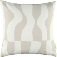 Tom Tailor Kissenbezug HOME "Modern Waves", beige, B:45cm H:1cm L:45cm, Polyester, Baumwolle, Polyester, Kissenbezüge, Kissenbezug, modernes Wellenmotiv