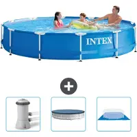 Intex Frame Pool Rund - 366x76 cm - 4-teilig SCB76