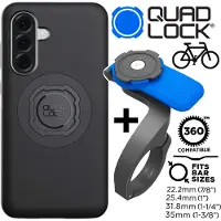 Quad Lock MAG Case Bundle Fahrrad Handy Hülle + Front Mount V3 für Galaxy A36