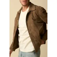 Sissy-Boy Veloursleder-Jacke - Braun | Größe: XL