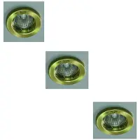 Globo Deckenleuchte Wohnzimmer Deckenlampe Einbau Deckenstrahler 3er Set 12104-3