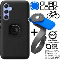 Quad Lock MAG Case Bundle Fahrrad Handy Hülle + Front Mount V3 für Galaxy A55