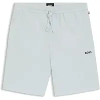 BOSS Sportshorts Waffle 50535884 Hellblau Regular Fit