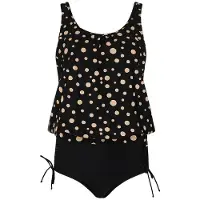 Mila Tankini Set Golden Dots | Grösse: 44 | Farbe: Schwarz