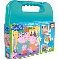 Educa Puzzle im Etui Pustko Peppa II 4in1 ( 6,9,12,16 dlks)
