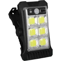 Aibecy Solar-Wandleuchte Aussen, COB-Nachtlicht, Versand mit hoher photoelektrischer Umwandlungsrate, menschlicher Sensor, 3 Beleuchtungsmodi, 54COB