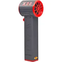 Aibecy X50 Elektrische Staubgebläse 1300g Hochschub, 50mm Brushless Motor Kanal-Turbolader Kanalventilator mit 4000mAh Akku - Rot,