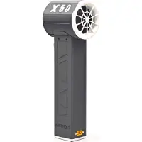 Aibecy X50 Elektrische Staubgebläse 1300g Hochschub, 50mm Brushless Motor Kanal-Turbolader Kanalventilator mit 4000mAh Akku - Weiß