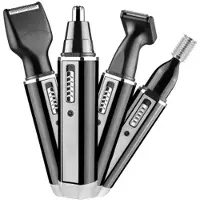 ANTCOOL Nasenhaartrimmer 4 in 1 Nasenhaartrimmer Ohrhaartrimmer mit USB-Kabel für Männer und Frauen
