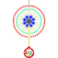 Aibecy Weihnachtslichterketten, Buntes Licht, 8 Beleuchtungsmodi, Feuerwerksförmige Lichter, IP65 Wasserdicht, batteriebetrieben runder Ring