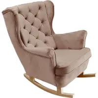 Domo DomoHome Relaxsessel Armlehnensessel Armlehnen Fernsehsessel Loungesessel Polstersessel Couchsessel Armsessel Chair Wohnzimmersessel Ohrensessel | 102x81x95cm | Cappucino_29839