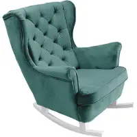Domo DomoHome Relaxsessel Armlehnensessel Armlehnen Fernsehsessel Loungesessel Polstersessel Couchsessel Armsessel Chair Wohnzimmersessel Ohrensessel | 102x81x95cm | Green_29854
