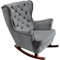 Domo DomoHome Relaxsessel Armlehnensessel Armlehnen Fernsehsessel Loungesessel Polstersessel Couchsessel Armsessel Chair Wohnzimmersessel Ohrensessel | 102x81x95cm | Ash_29858