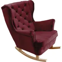 Domo DomoHome Relaxsessel Armlehnensessel Armlehnen Fernsehsessel Loungesessel Polstersessel Couchsessel Armsessel Chair Wohnzimmersessel Ohrensessel | 102x81x95cm | Burgundy_29835