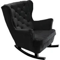 Domo DomoHome Relaxsessel Armlehnensessel Armlehnen Fernsehsessel Loungesessel Polstersessel Couchsessel Armsessel Chair Wohnzimmersessel Ohrensessel | 102x81x95cm | Black_29861