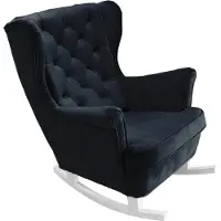 Domo DomoHome Relaxsessel Armlehnensessel Armlehnen Fernsehsessel Loungesessel Polstersessel Couchsessel Armsessel Chair Wohnzimmersessel Ohrensessel | 102x81x95cm | Black_29863