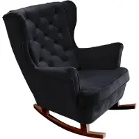 Domo DomoHome Relaxsessel Armlehnensessel Armlehnen Fernsehsessel Loungesessel Polstersessel Couchsessel Armsessel Chair Wohnzimmersessel Ohrensessel | 102x81x95cm | Black_29862