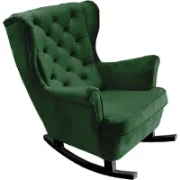Domo DomoHome Relaxsessel Armlehnensessel Armlehnen Fernsehsessel Loungesessel Polstersessel Couchsessel Armsessel Chair Wohnzimmersessel Ohrensessel | 102x81x95cm | Green_29848