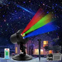 Lapamax LED Projektor Weihnachten Aussen Innen IP65 wasserdicht Weihnachtsdeko Beleuchtung Party Deko Strahler Projektionslampe Gartenprojektor Fernbedienung