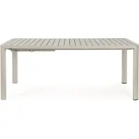 Bizzotto Ausziehbarer Alutisch 100x180-240cm Kiplin - Weiß