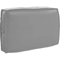 vidaXL CLORIS Palettenkissen für Rückenlehne mit Kissen Grau 60 x 40 x 12 cm - Gartenmöbelauflagen 1988